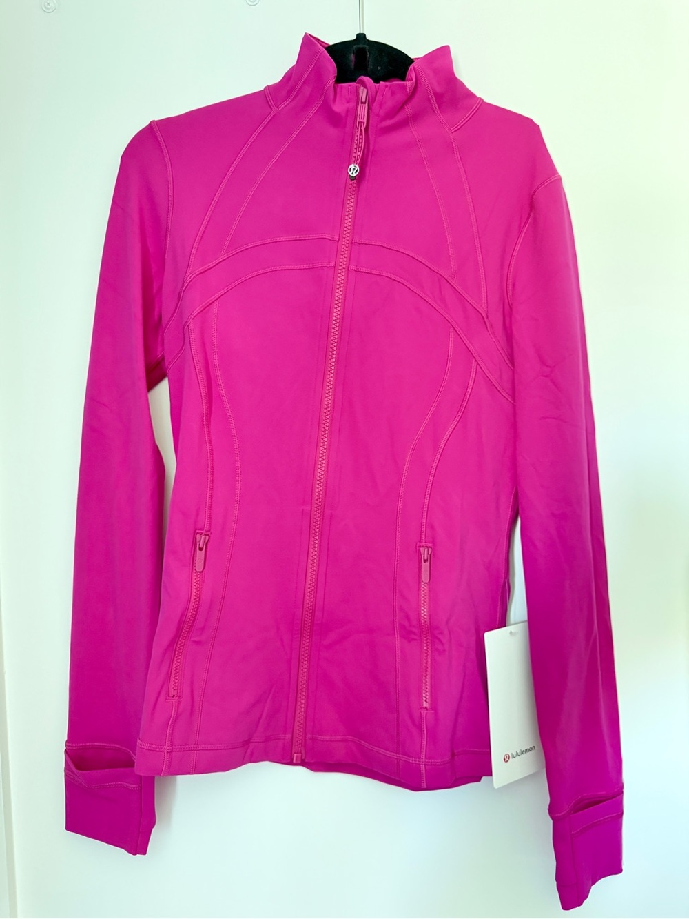 NWT lululemon athletica Hot Pink Full-Zip Utility Jacket Size 6 - Picture 1 of 4
